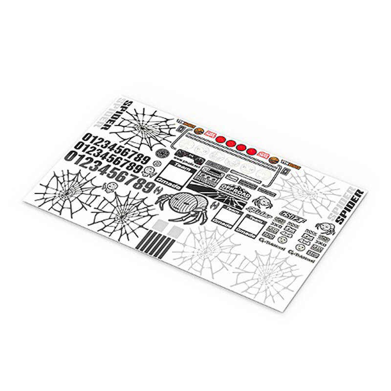 Gmade Spider Decal Sheet