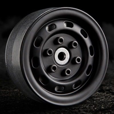 Gmade 1.9 Sr02 Beadlock Wheels (matt Black) (2)