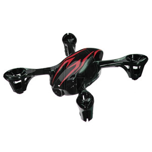 Hubsan X4c Mini Quadcopter Bodyshell Assembly - Bk/red