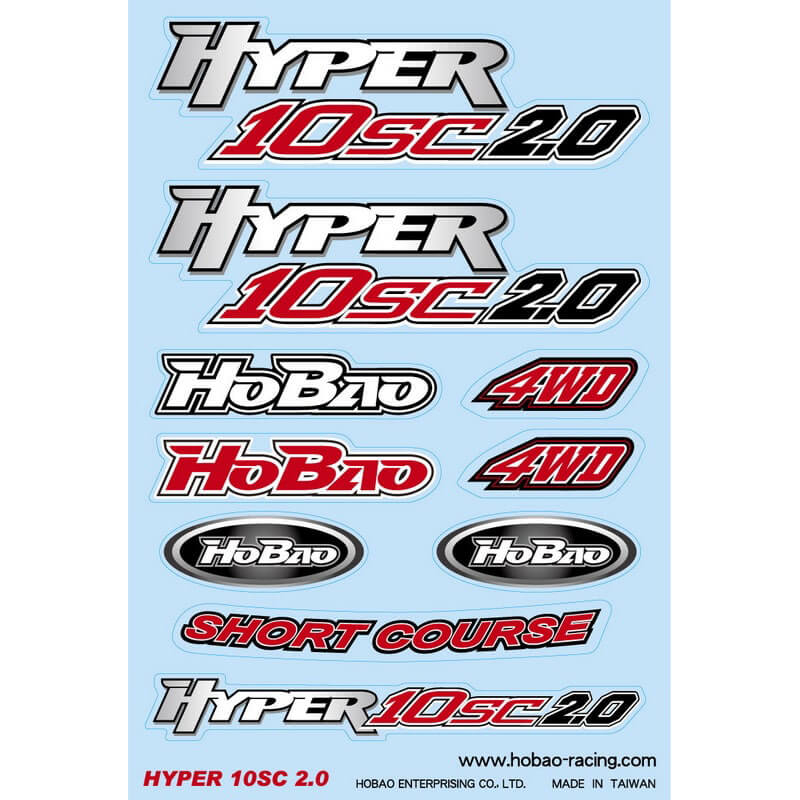 Hobao Hyper 10sc 2.0 Decal