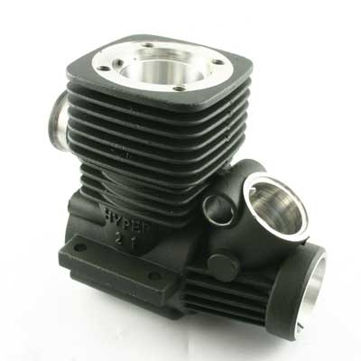 Hobao Hyper 21 8-port Pro Crankcase - Black
