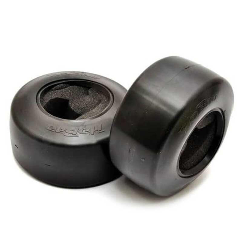 Hobao Hyper Ex10 Belted Rear Slick Tyres - Soft (2)