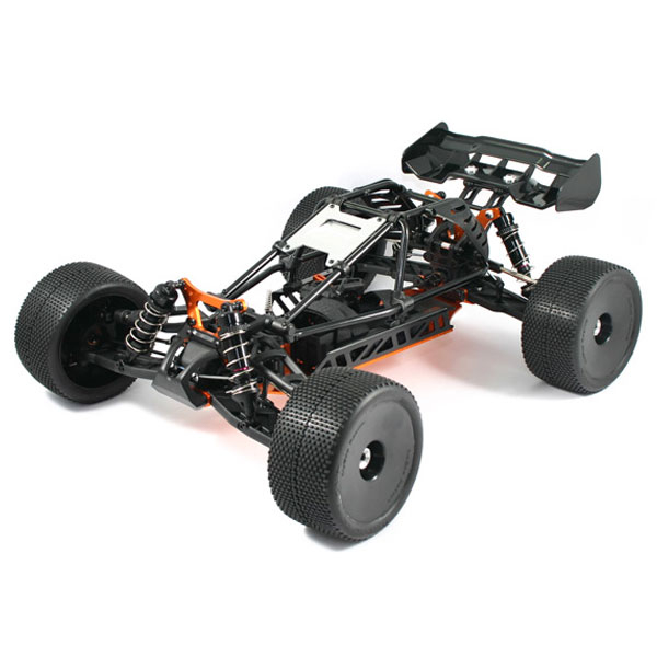 Hobao Hyper Cage Truggy Electric Roller Chassis - Black