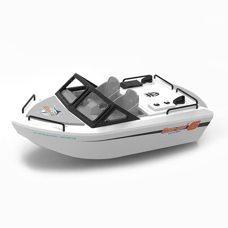 Heng Long Sea-god 6 Karting Brushless Rtr Boat 245mm White