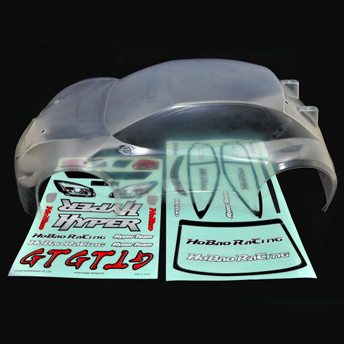 Hobao Hyper Gtb Clear Bodyshell Short