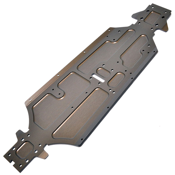 Hobao Cnc Lightweight Chassis - Short - For Hyper Gts/gtb Ep