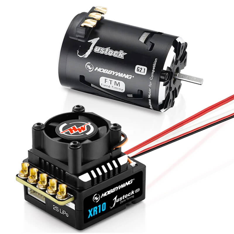 Hobbywing Combo Xr10 Justock G3s Esc/justock G2.1 21.5t (fixed Timing)