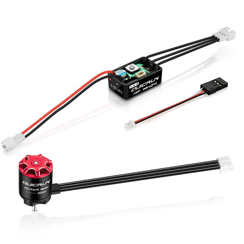 Hobbywing Combo Wp Mini24 & 1621sl 3500kv Motor