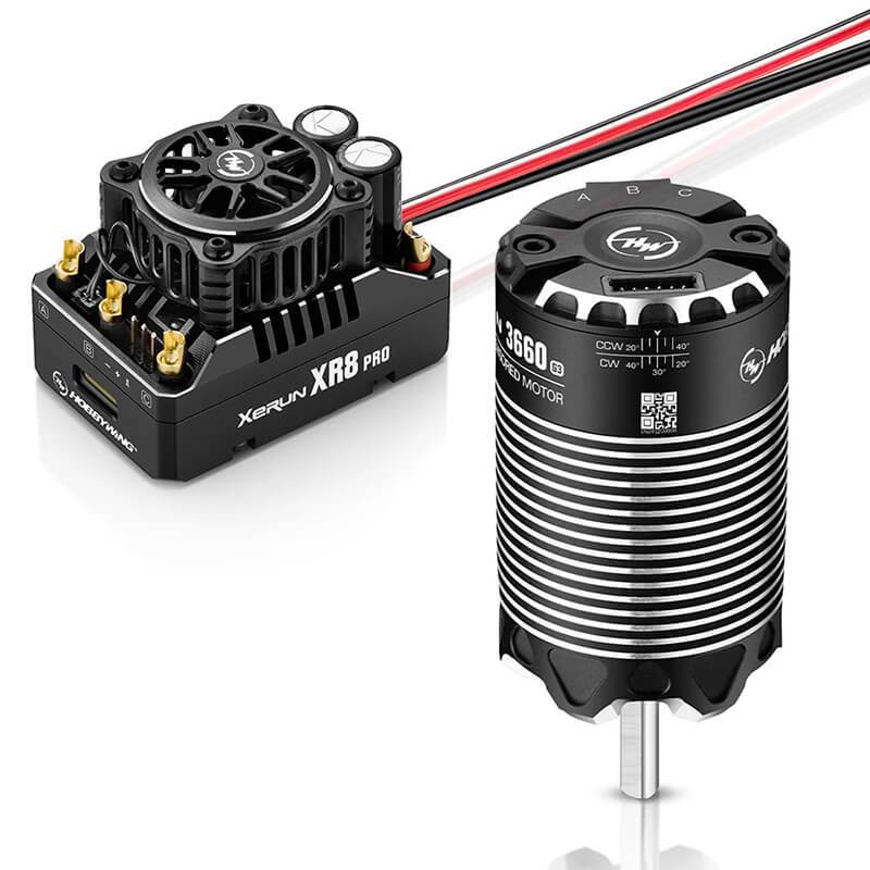 Hobbywing Sct Combo Xr8 Pro G3 Esc & 3660sd 4200kv Motor