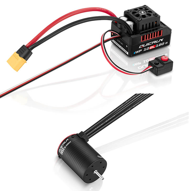 Hobbywing Quicrun Combo Esc G2 Wp-10bl120/3652sl 5400kv G2 Motor