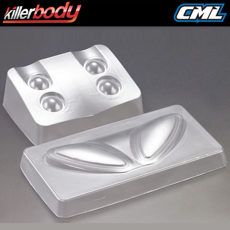 Killerbody Transparent Light Glass 1/7 (corvette Gt2)
