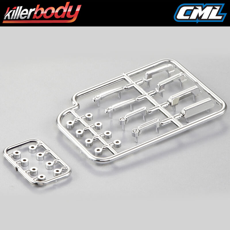 Killerbody Chromed Plastic Door Handle 1/10 Scale
