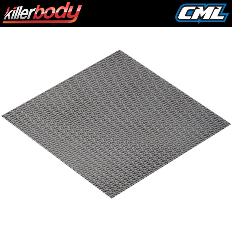 Killerbody S/less Steel Modified Air Intake Hexagon Mesh Blk