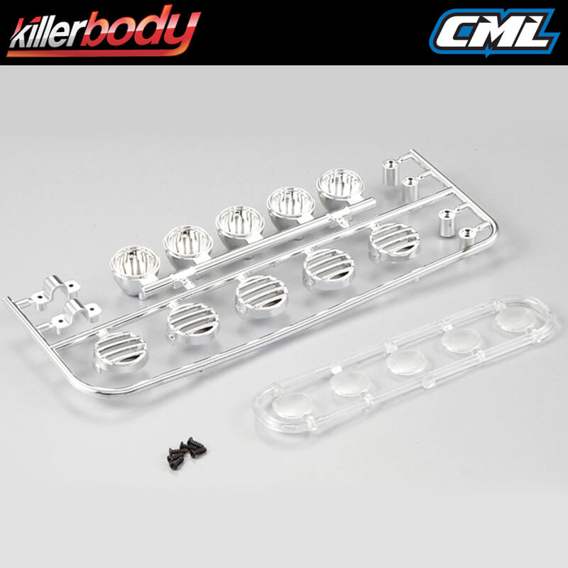 Killerbody Chrome Light Set For Roof Type A