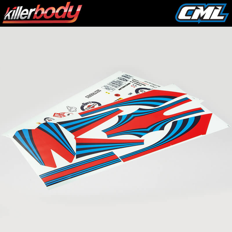Killerbody Decal Sheet (lancia Delta Hf Integrale)