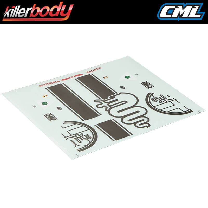 Killerbody Decal Sheet (alfa Romeo Tz3 Corsa)