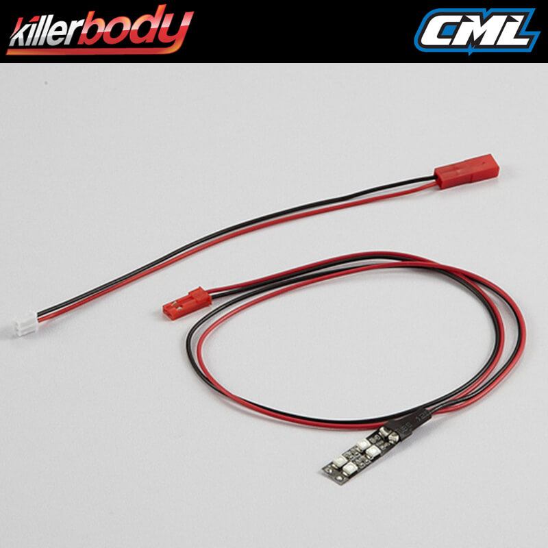 Killerbody Chassis Light W/smd Led Unit Set (6 Red Leds)