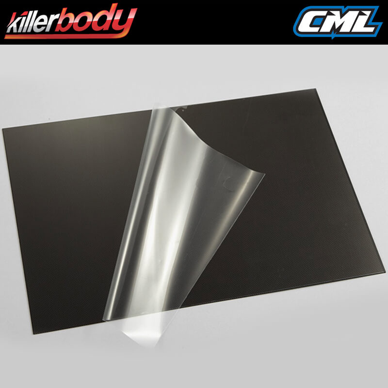 Killerbody Carbon Finish Lexan Sheet 203 X 305 X 1.0mm