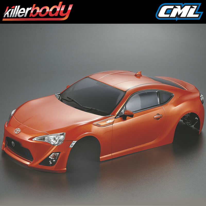 Killerbody Toyota 86 190mm Finished Body Met-orange