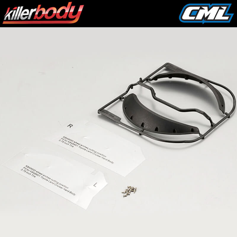 Killerbody Lc70 Front Wheel Arches (3.75