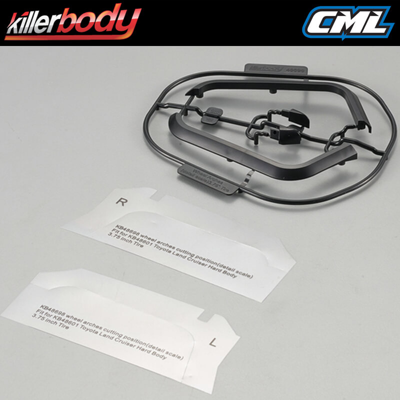 Killerbody Front Wheel Arches Scale (3.75