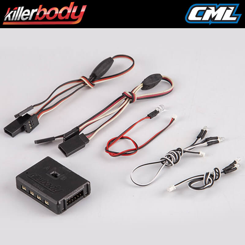 Killerbody Led Unit W/control Box 5 (4x3mm Leds, 1x5mm Led)
