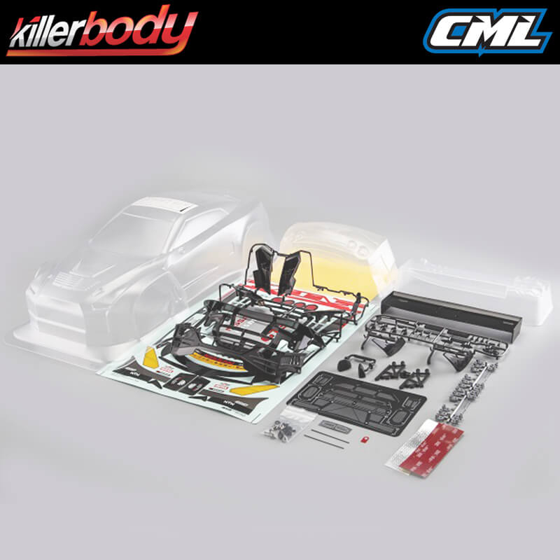Killerbody B-max Nddp Gt-r (nismo Gt3) Clear Body Set