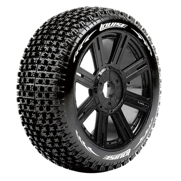 Louise Rc B-pirate 1/8 Fr/rr Soft Hex 17mm Spoke Black