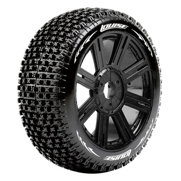 Louise Rc B-pirate 1/8 Fr/rr Super Soft Hex 17mm Spoke Black