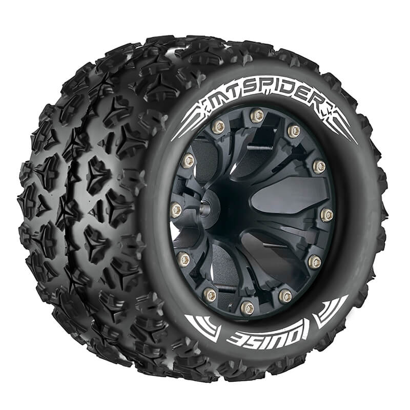 Louise Rc Mt-spider 1/10 Soft 1/2 Offset Black Gp Jato 2wd