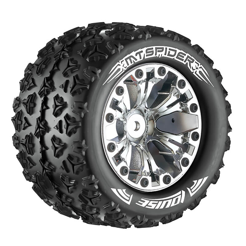 Louise Rc Mt-spider 1/10 Soft 0 Offset Chrome Ep Stampede 2
