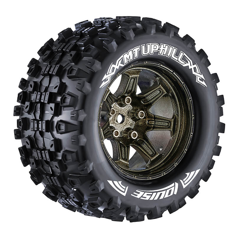 Louise Rc Mt-uphill 1/10 Soft Hex 14mm Black Chrome Arrma G