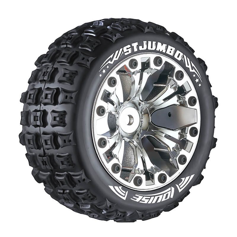 Louise Rc St-jumbo 1/10 Soft 0 Offset Chrome Ep Stampede 2w