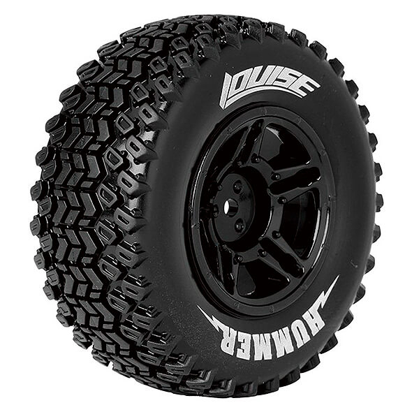 Louise Rc Sc-hummer 1/10 Fr/rr Soft Arrma Senton 6s Hex 17 Black