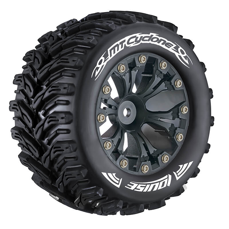 Louise Rc Mt-cyclone 1/10 Soft 0 Offset Black Ep Stampede