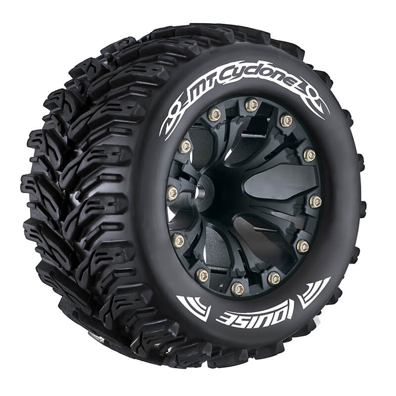 Louise Rc Mt-cyclone 1/10 Soft 1/2 Offset Black Gp Jato 2wd