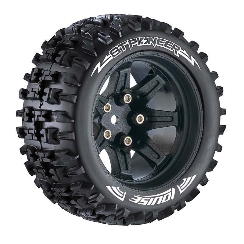 Louise Rc St-pioneer 1/10 Soft Hex 14mm Black Arrma Granite