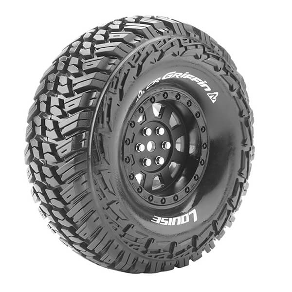 Louise Rc Cr-griffin 1/10 1.9 Super Soft Black Hex 12mm