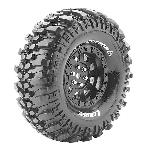 Louise Rc Cr-champ 1/10 1.9 Super Soft Black Hex 12mm