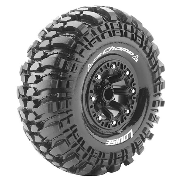 Louise Rc Cr-champ 1/10 2.2 Super Soft Black Hex 12mm