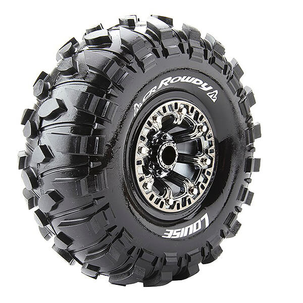 Louise Rc Cr-rowdy 1/10 2.2 Super Soft Black Chrome Hex 12mm