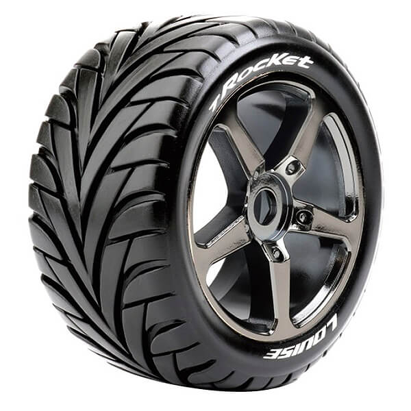 Louise Rc T-rocket 1/8 Fr/rr 0 Offset Black Chrome