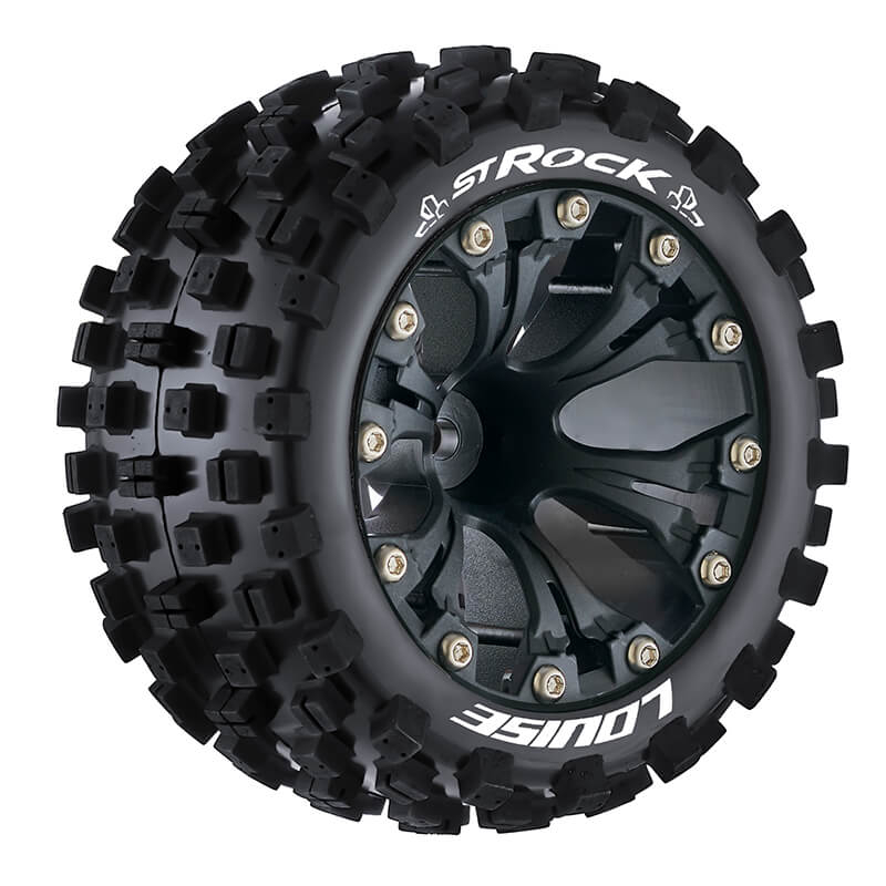 Louise Rc St-rock 1/10 Soft 1 /2 Offset Black Gp Jato 2wd Rr