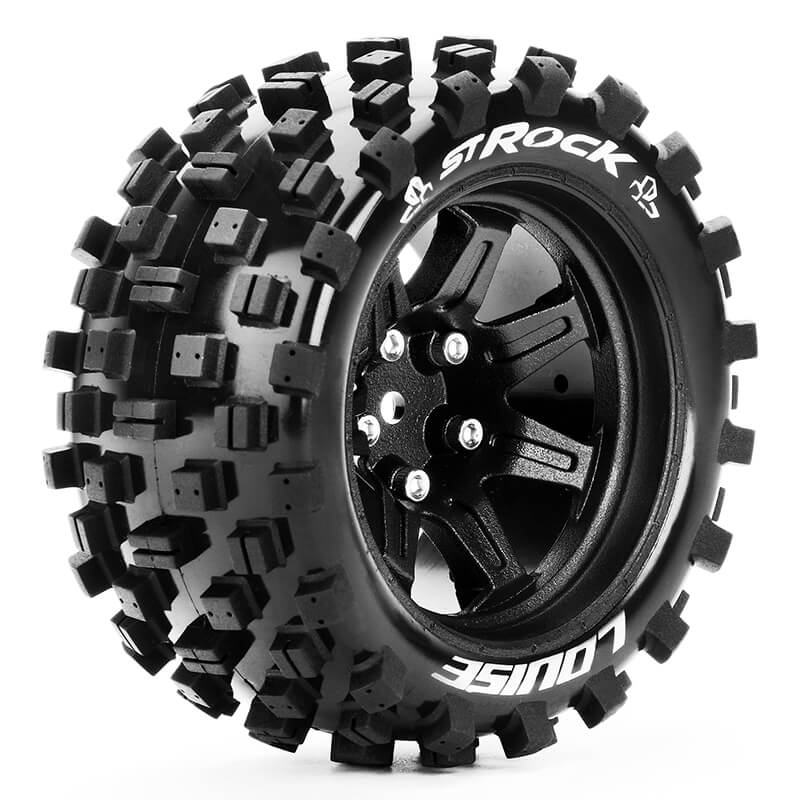 Louise Rc St-rock 1/10 Soft H Ex 14mm Black Arrma Granite 4*