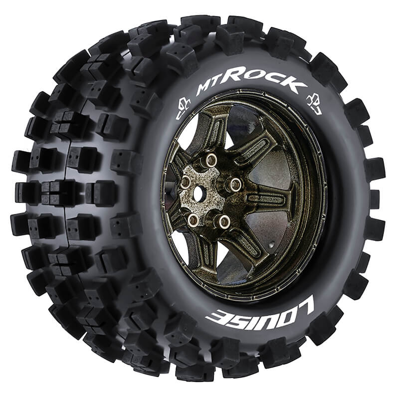 Louise Rc Mt-rock 1/10 Soft H Ex 14mm Black Chrome Arrma Gra