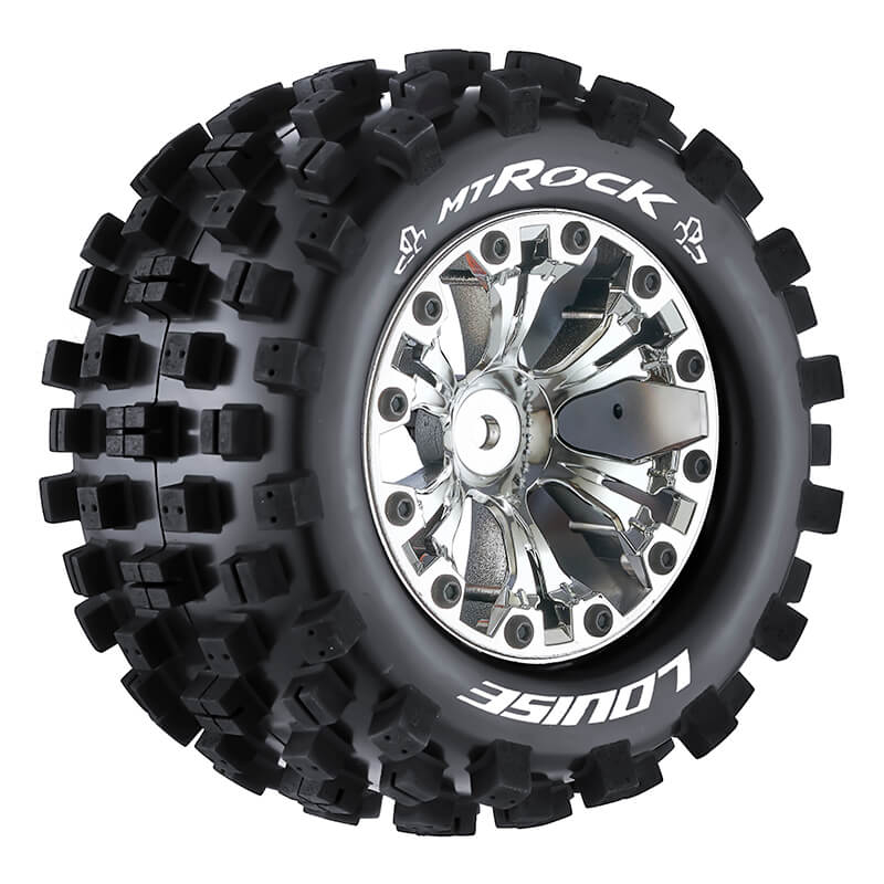 Louise Rc Mt-rock 1/10 Soft 0 Offset Chrome Ep Stampede 2wd
