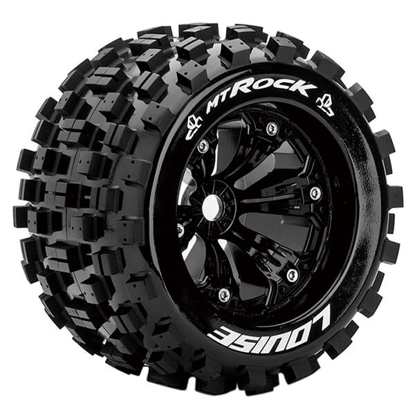 Louise Rc Mt-rock 1/8 Sport 1 /2 Offset Black Ep E-revo Fr &