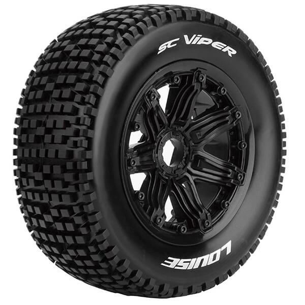 Louise Rc Sc-viper 1/5 Fr/rr Sport Hex 24mm Black