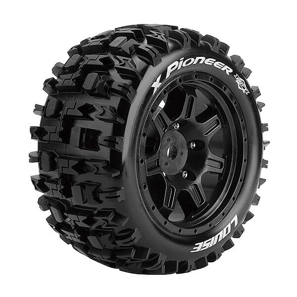 Louise Rc X-pioneer Black Mounted Arrma Kraton 8s Hex 24mm