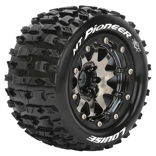 Louise Rc Mt-pioneer 1/10 Soft Hex 14mm Black Arrma Granite Black